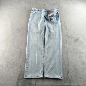 Levis 501 93 Jeans Mens 36x32 Light Wash Button Fly Straight Leg Denim Preppy